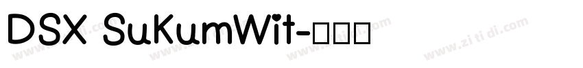 DSX SuKumWit字体转换